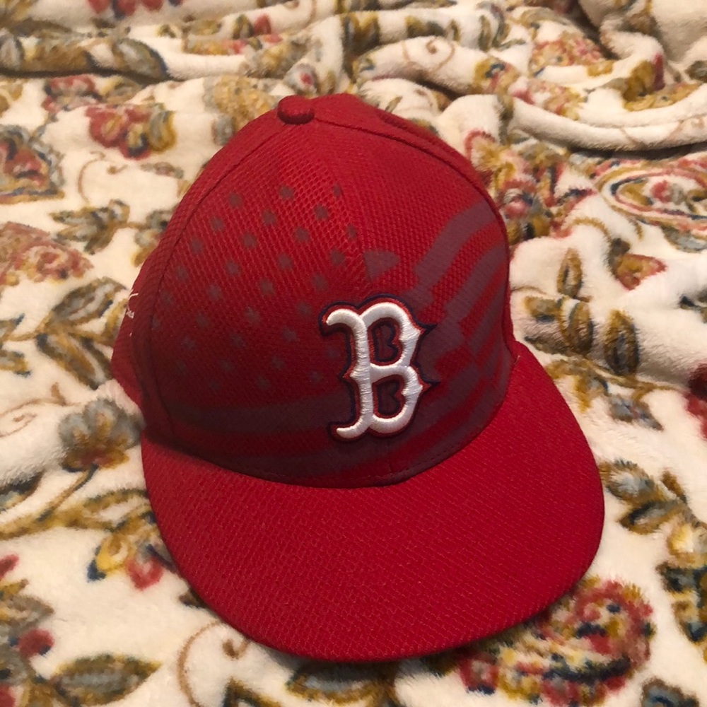 Braves flat bill hat
